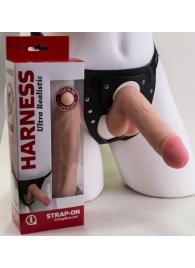 Страпон в подарочной упаковке: трусики с плугом и фаллоимитатор-насадка - 16 см. - LOVETOY (А-Полимер) - купить с доставкой в Ноябрьске