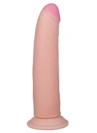 Фаллоимитатор из неоскин на присоске - 18 см. - LOVETOY (А-Полимер)