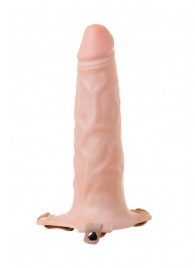 Телесный реалистичный фаллопротез - 18,5 см. - LOVETOY (А-Полимер) - купить с доставкой в Ноябрьске
