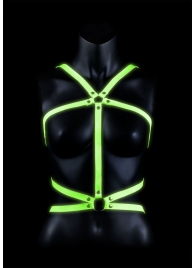 Портупея Body Harness с неоновым эффектом - размер L-XL - Shots Media BV - купить с доставкой в Ноябрьске