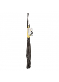 Черная плеть с желтой рукоятью Boundless Flogger - 69,25 см. - California Exotic Novelties - купить с доставкой в Ноябрьске