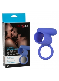 Синее эрекционное виброкольцо Silicone Rechargeable Endless Desires Enhancer - California Exotic Novelties - в Ноябрьске купить с доставкой