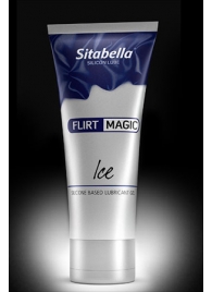 Силиконовая гель-смазка FLIRT MAGIC Ice с лёгким пролонгирующим эффектом - 75 мл. - Sitabella - купить с доставкой в Ноябрьске