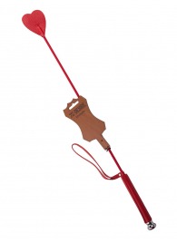 Стек с красным наконечником-сердечком - 70 см. - Sitabella - купить с доставкой в Ноябрьске