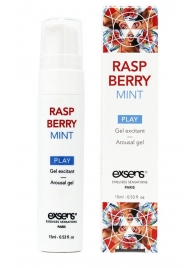 Возбуждающий гель Raspberry Mint с ароматом малины и мяты - 15 мл. - Exsens - купить с доставкой в Ноябрьске