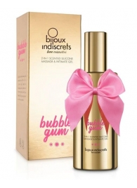 Гель с ароматом жвачки Bubblegum 2-in-1 Scented Silicone Massage And Intimate Gel - 100 мл. - Bijoux Indiscrets - купить с доставкой в Ноябрьске