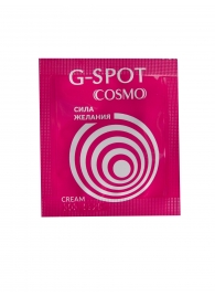 Стимулирующий интимный крем для женщин Cosmo G-spot - 2 гр. - Биоритм - купить с доставкой в Ноябрьске