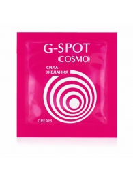 Стимулирующий интимный крем для женщин Cosmo G-spot - 2 гр. - Биоритм - купить с доставкой в Ноябрьске