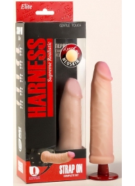 Телесный ультра реалистичный страпон с регулируемыми трусиками - 16,5 см. - LOVETOY (А-Полимер) - купить с доставкой в Ноябрьске