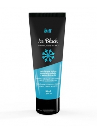 Лубрикант на водной основе Ice Black с ледяным эффектом - 50 мл. - INTT - купить с доставкой в Ноябрьске