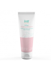 Лубрикант на водной основе Vibe Sensation с клубничным вкусом и легким вибрирующим эффектом - 50 гр. - INTT - купить с доставкой в Ноябрьске