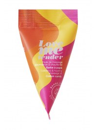 Съедобное согревающее массажное масло Love Me Tender Cotton Candy с ароматом сладкой ваты - 10 мл. - Love to Love - купить с доставкой в Ноябрьске