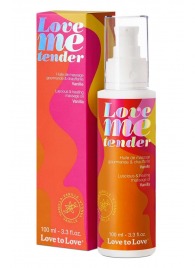 Съедобное согревающее массажное масло Love Me Tender Vanilla с ароматом ванили - 100 мл. - Love to Love - купить с доставкой в Ноябрьске