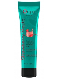 Съедобный интимный гель Orgie Lube Tube Cocktail Strawberry Mojito - 100 мл. - ORGIE - купить с доставкой в Ноябрьске