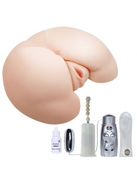 Вибрирующий мастурбатор-попка с ротацией и пультом управления - Baile - в Ноябрьске купить с доставкой