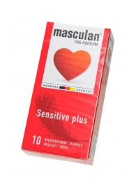 Презервативы Masculan Sensitive plus - 10 шт. - Masculan - купить с доставкой в Ноябрьске