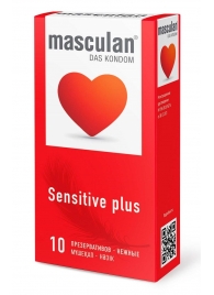 Презервативы Masculan Sensitive plus - 10 шт. - Masculan - купить с доставкой в Ноябрьске