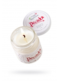 Массажная свеча Tobacco Vanilla - 35 мл. - Pecado - купить с доставкой в Ноябрьске