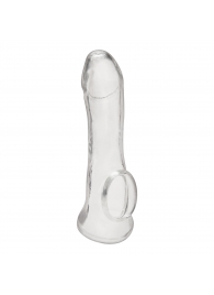 Прозрачная насадка на пенис Transparent Penis Enhancing Sleeve Extension - 15,9 см. - BlueLine - в Ноябрьске купить с доставкой