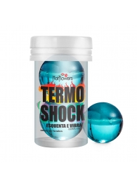 Интимный гель Termo Shock Hot Ball с разогревающе-покалывающим эффектом (2 шарика по 3 гр.) - HotFlowers - купить с доставкой в Ноябрьске