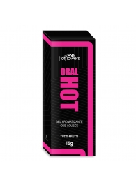 Гель для оральных ласк Oral Hot с согревающим эффектом - 15 гр. - HotFlowers - купить с доставкой в Ноябрьске