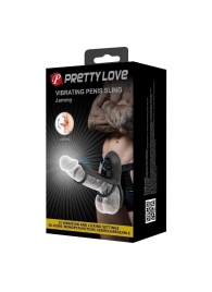 Черная насадка на пенис с 12 режимами вибрации Jammy - Baile - в Ноябрьске купить с доставкой