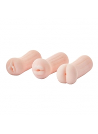 Набор из 3 мастурбаторов The Girl Next Door Tina - Dream Toys - в Ноябрьске купить с доставкой