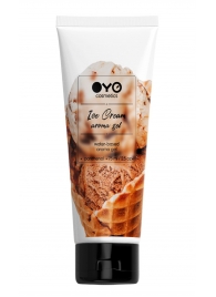 Лубрикант на водной основе OYO Aroma Gel Ice Cream с ароматом пломбира - 75 мл. - OYO - купить с доставкой в Ноябрьске