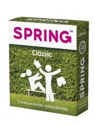 Классические презервативы SPRING CLASSIC - 3 шт. - SPRING - купить с доставкой в Ноябрьске