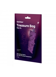 Фиолетовый мешочек для хранения игрушек Treasure Bag XL - Satisfyer - купить с доставкой в Ноябрьске