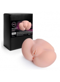 Реалистичный мастурбатор с двумя функциональными отверстиями - Erowoman-Eroman - в Ноябрьске купить с доставкой