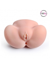 Реалистичный мастурбатор с двумя функциональными отверстиями - Erowoman-Eroman - в Ноябрьске купить с доставкой