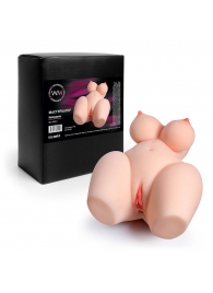 Телесный мастурбатор в форме пышного женского полуторса - Erowoman-Eroman - в Ноябрьске купить с доставкой