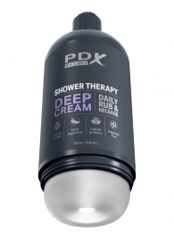 Мастурбатор в бутылке Shower Therapy Deep Cream - Pipedream - в Ноябрьске купить с доставкой