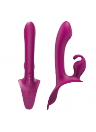 Сливовый страпон Lord Rabbit - S-HANDE - купить с доставкой в Ноябрьске