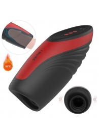 Черно-красный вибромастурбатор King Arthur - S-HANDE - в Ноябрьске купить с доставкой