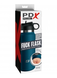 Мастурбатор-вагина в синей колбе F*ck Flask - Pipedream - в Ноябрьске купить с доставкой