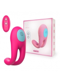 Розовое виброкольцо с пультом ДУ - I-MOON - в Ноябрьске купить с доставкой