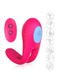 Розовое виброкольцо с пультом ДУ - I-MOON - в Ноябрьске купить с доставкой