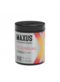 Анатомические презервативы MAXUS Sensual - 15 шт. - Maxus - купить с доставкой в Ноябрьске