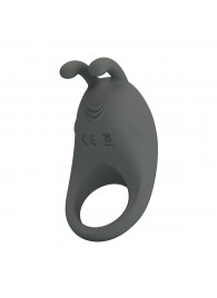 Серое эрекционное кольцо с вибрацией Master Ring - Baile - в Ноябрьске купить с доставкой