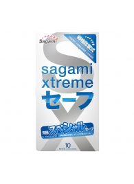 Презервативы Sagami Xtreme Ultrasafe с двойным количеством смазки - 10 шт. - Sagami - купить с доставкой в Ноябрьске