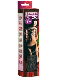 Чёрная веревка для связывания - 700 см. - Orion - купить с доставкой в Ноябрьске