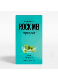 Жидкий вибратор Nuei Rock Me! с ароматом мяты - 20 мл. - Nuei cosmetics - купить с доставкой в Ноябрьске