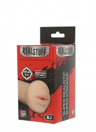 Нежный мастурбатор-ротик REALSTUFF 5INCH MASTURBATOR BJ - Dream Toys - в Ноябрьске купить с доставкой