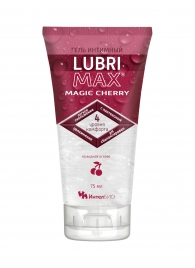 Интимный гель-смазка на водной основе Lubrimax Magic Cherry - 75 мл. - ИнтелБИО - купить с доставкой в Ноябрьске