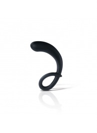 Черный массажер простаты Curving Curt - 13 см. - MyStim - купить с доставкой в Ноябрьске