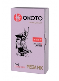 Презервативы OKOTO Mega Mix - 12 шт. - Sitabella - купить с доставкой в Ноябрьске