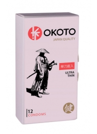 Тонкие презервативы OKOTO Ultra Thin - 12 шт. - Sitabella - купить с доставкой в Ноябрьске