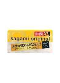 Презервативы увеличенного размера Sagami Original 0.02 XL-size - 12 шт. - Sagami - купить с доставкой в Ноябрьске